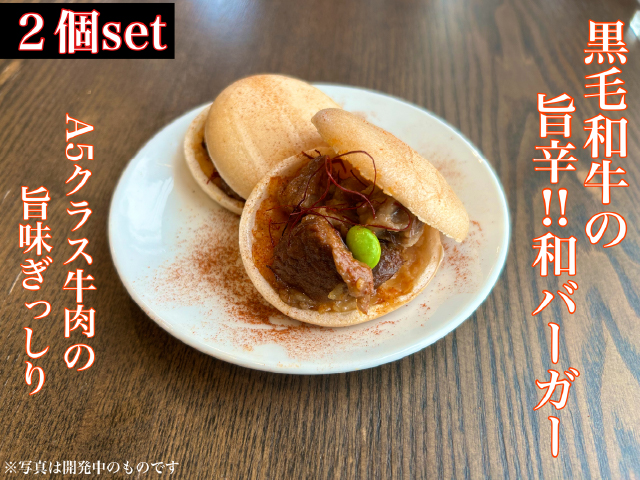 15_【カレー工房ギャー】黒毛和牛の旨辛!!スパイシー和バーガー